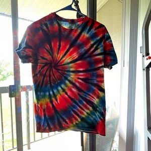 Colorful tie dye tee shirt